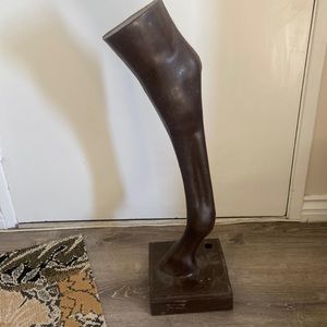 31” tall plastic horse leg